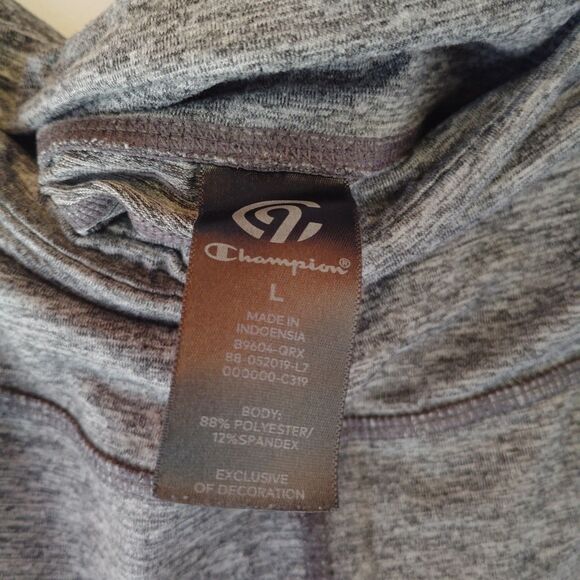 C9 Champion Studio Fit Capri Leggings Women's Large Gray Pocket - Picture 6 of 8